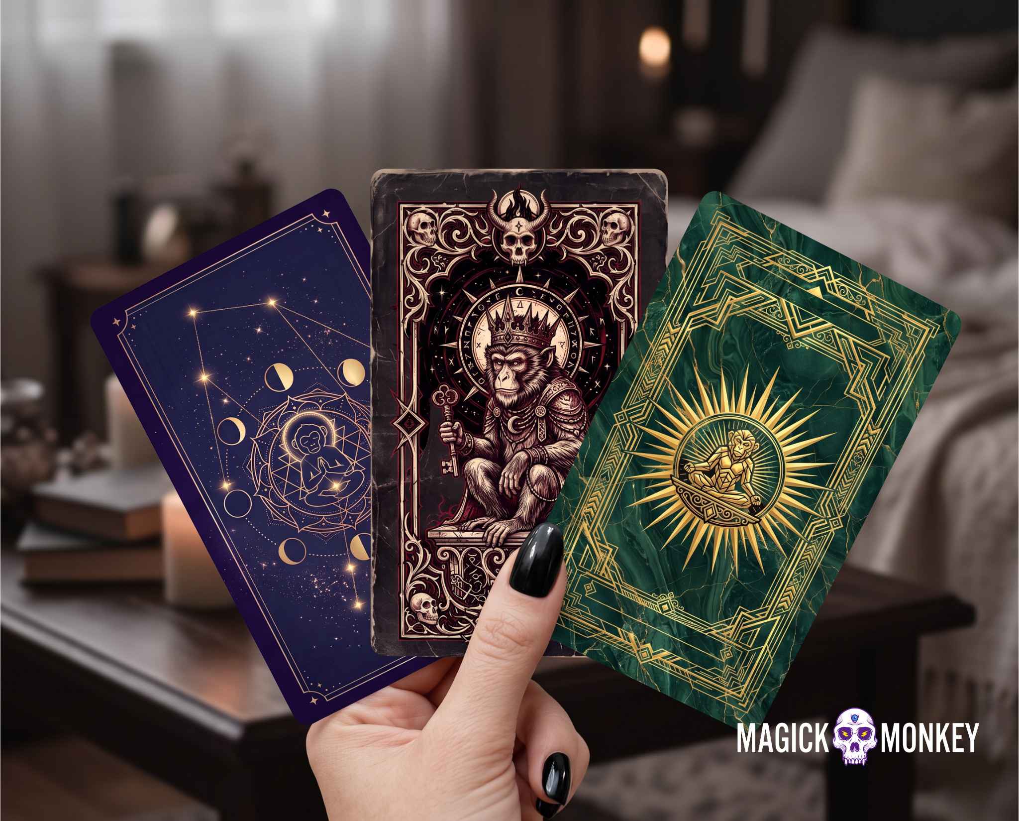 The Magick Trinity: all three decks side by side, photo 4 of 4
